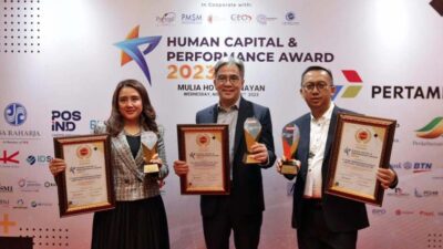 Mampu Lahirkan SDM Unggul dan Agile, bank bjb kembali Sabet Human Capital & Performance Awards 2023